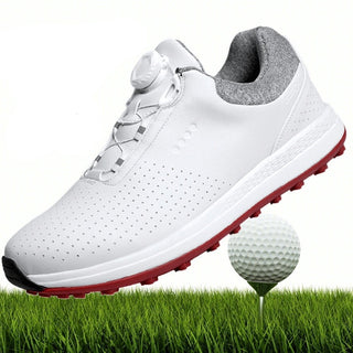 Chaussures de golf anti-dérapantes, respirantes en cuir