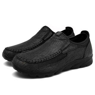 Chaussure mocassin souple, rétro et élégant pour homme