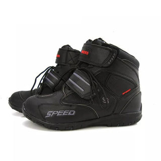 Chaussure moto confortable et professionnel en cuir pour homme