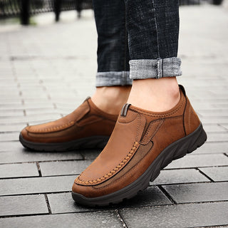 Chaussure mocassin souple, rétro et élégant pour homme