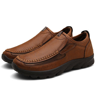 Chaussure mocassin souple, rétro et élégant pour homme