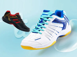 Chaussure badminton professionnelle légère et design avec semelle antidérapante