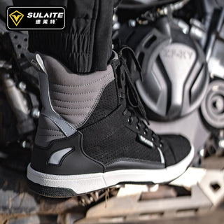 Chaussures moto confortables, durables et respirantes pour homme