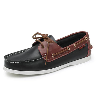 Chaussures bateau confortable, élégant et en cuir pour homme